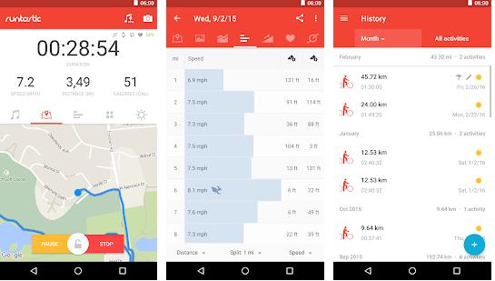 Runtastic Road Bike & GPS (Android/iOS)