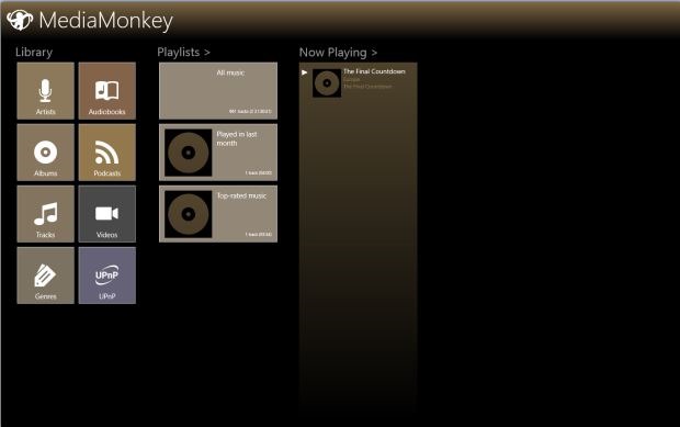 Aplicație care gestionează muzica și videoclipurile în Windows 8