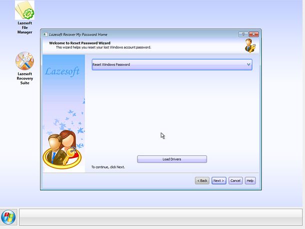 am uitat parola Windows XP Lazesoft Recover My Password