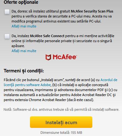 Instalează Adobe Reader în Mozilla Firefox