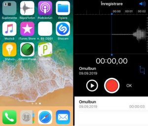 Înregistrare audio pe iPhone cu sau fără aplicație | OmulBun.com