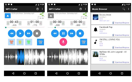 Program de tăiere melodii Android