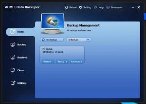 Program pentru backup în Windows 10, 7, 8, XP sau Vista