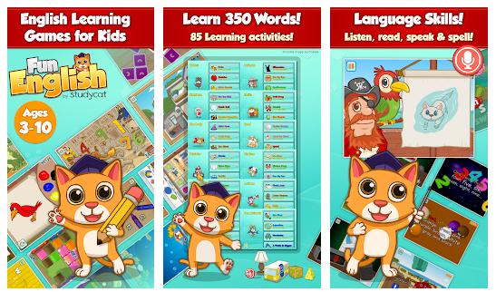 Aplicații de învățat engleză pentru copii