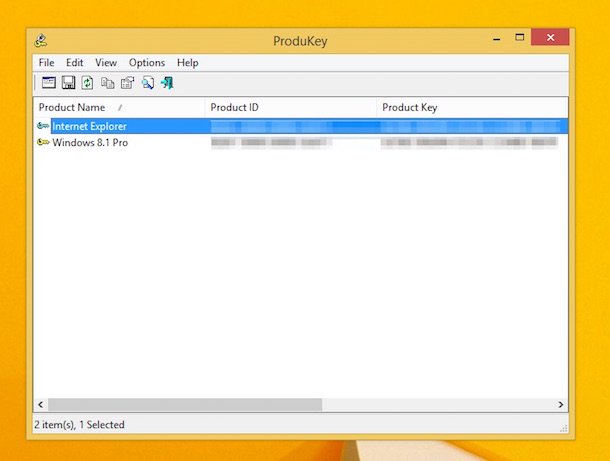 Recuperare cheia de produs Windows 8.1