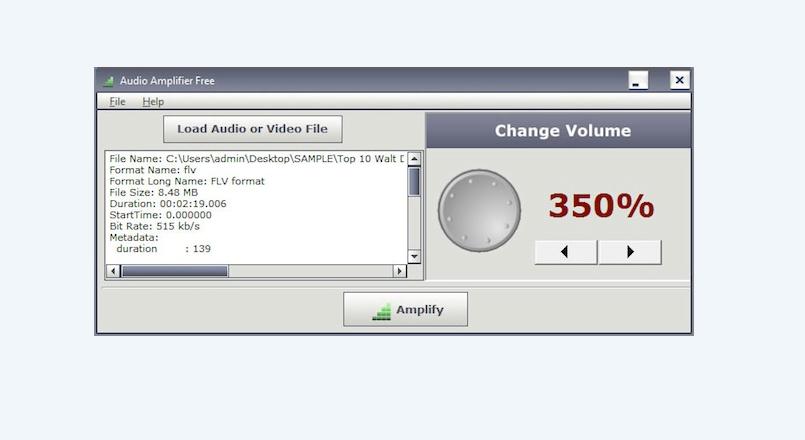 Reglare volum la fișiere audio și video