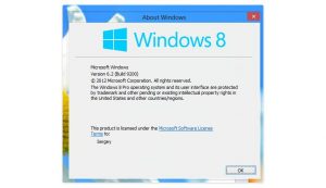 Activează transparența ferestrelor în Windows 8