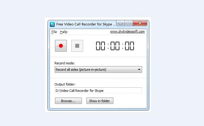 Înregistrare convorbiri Skype cu Free Video Call Recorder