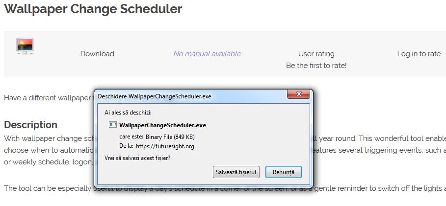 Download Wallpaper Change Scheduler