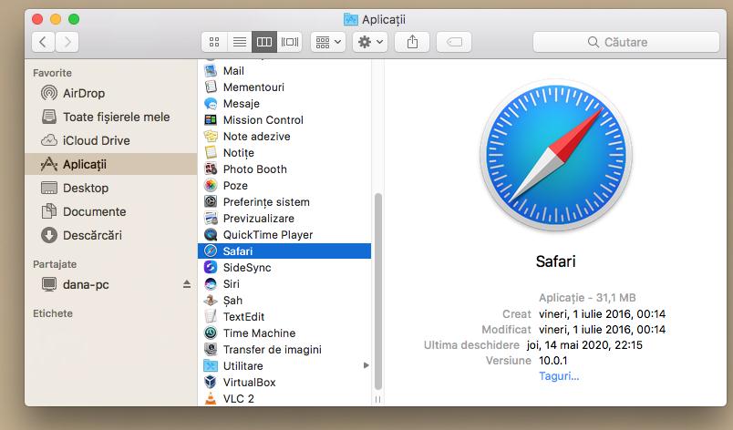 Dezinstalare programe din Mac