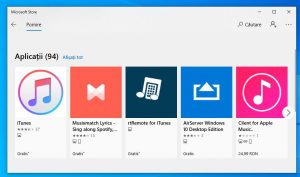 Descarcă iTunes pentru Windows 10