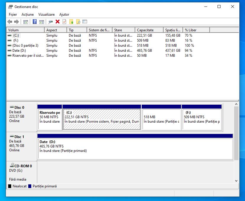 Mutare Windows de pe HDD pe SSD