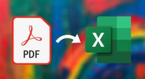 Program de transformat PDF în Excel