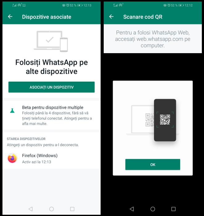 Sincronizare contacte WhatsApp pe PC