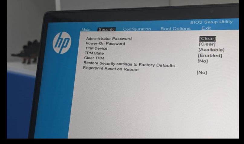 Activare TPM 2.0 pe laptop sau PC HP