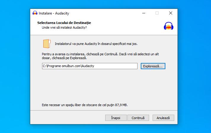 Download Audacity în română pentru Windows
