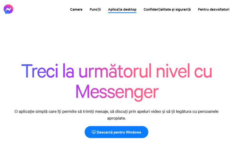 Descărcare Messenger Facebook pe calculator