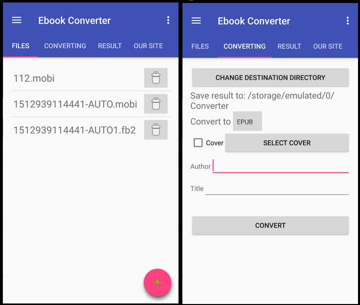 Ebook Converter Android