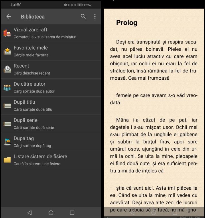 FBReader eBook pe Android și iPhone