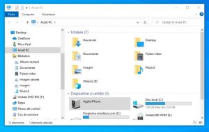 Descărcare poze de pe iPhone pe calculator